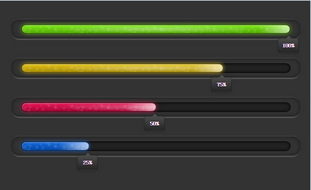 jQuery+CSS3进度条