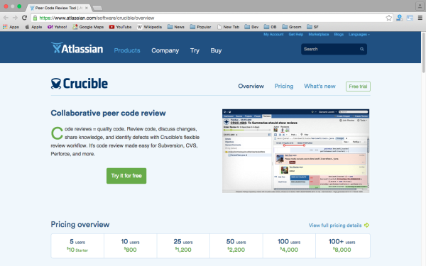 best code review tools for programmers  - crucible