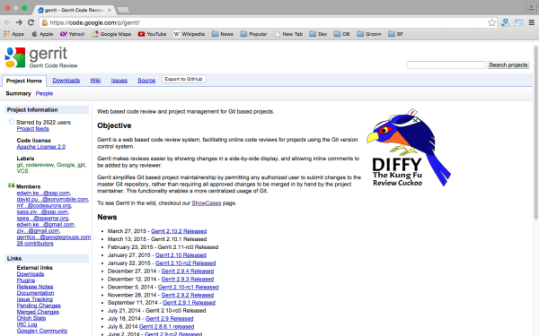 best code review tools for programmers  - gerrit